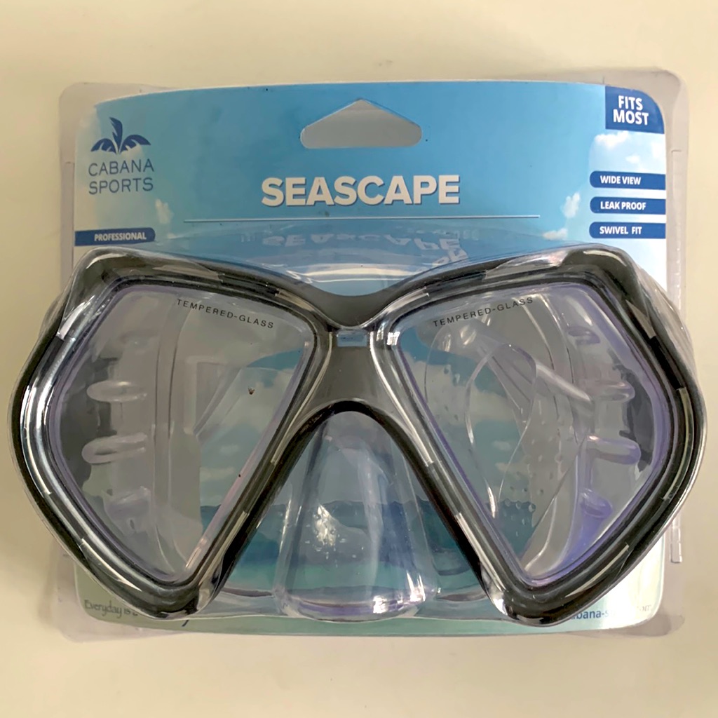 Seascape Dive Mask Tempered Glass Water Pool Play